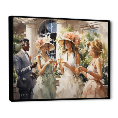 Impression sur toile Country Club Elegant Social Gathering I - Country Club