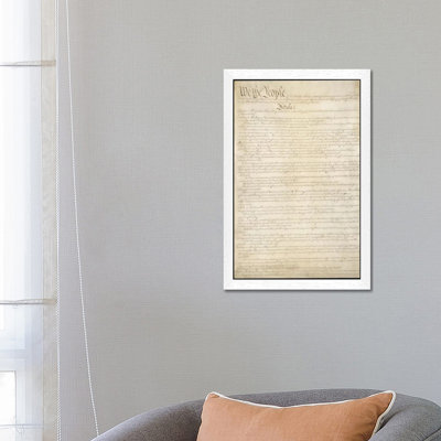 The Constitution Document - Print on Canvas