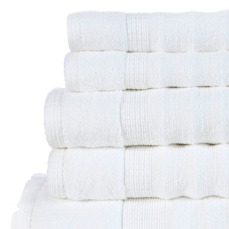 Brenna Ribbed Multi-Size Set, White