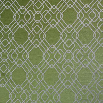 Tissu Rigel | Tissu métallique moderne à imprimé carré | Tissu de draperie et de rideau