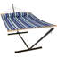 Hamac de bar en polyester avec support matelassé pour 2 personnes Mullin - Catalina Beach-10600044-10600042