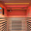 Sauna de salon en bois massif blanc Hart Enjoy Life