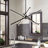 Burcker Aluminum Dimmable LED Modern Linear Chandelier-70693017-102743058