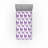 Ambesonne Butterfly Fitted Sheet 2-Pack Modern Poly Effect Purple Pale Blue White-106771630