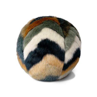 Furdi Ball Circular Pillow Cover & Insert