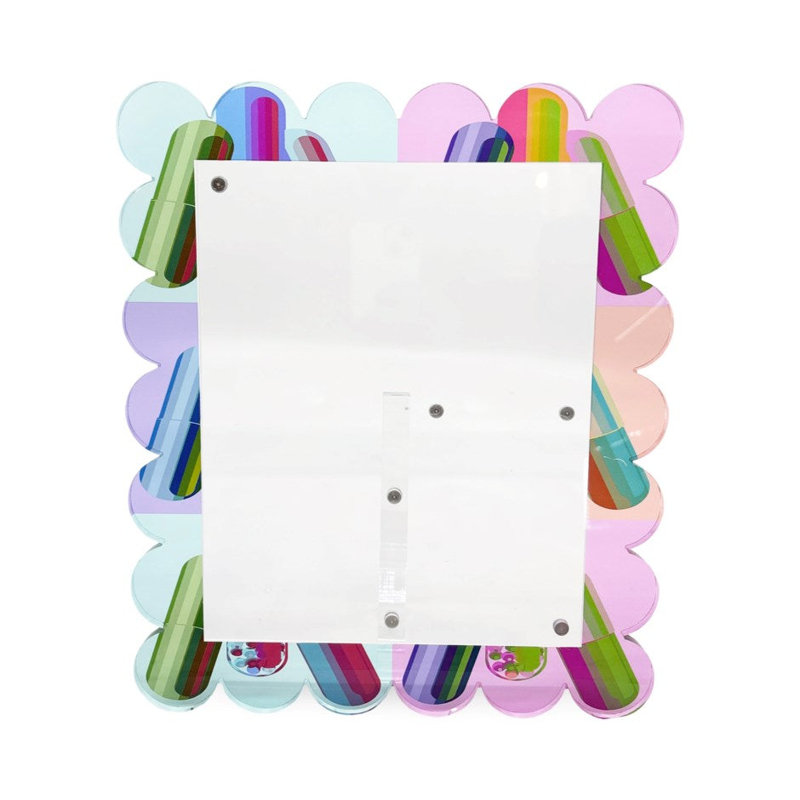 Acrylic Rectangle Picture Frame, 7" x 9"