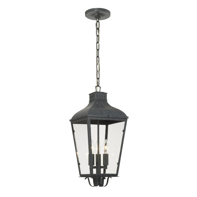 Lustre d'extérieur en graphite 3 lumières Paonia