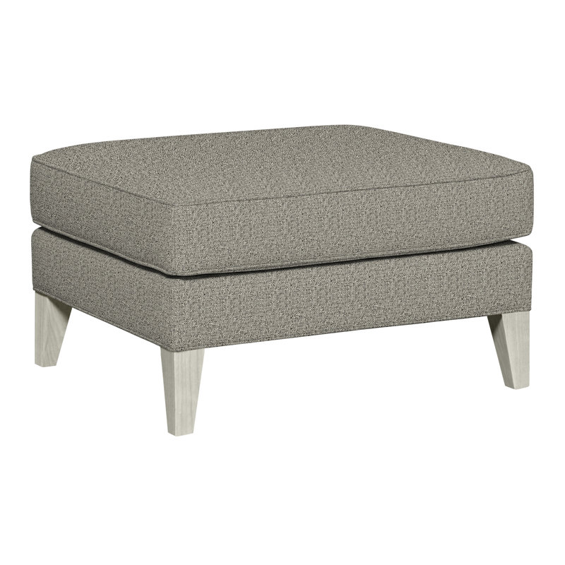Burlingame Upholstered Ottoman, Wrenn, Tuck Graphite