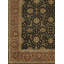 Angora Wool Oriental Area Rug in Black/Rush/Ivory-628163236