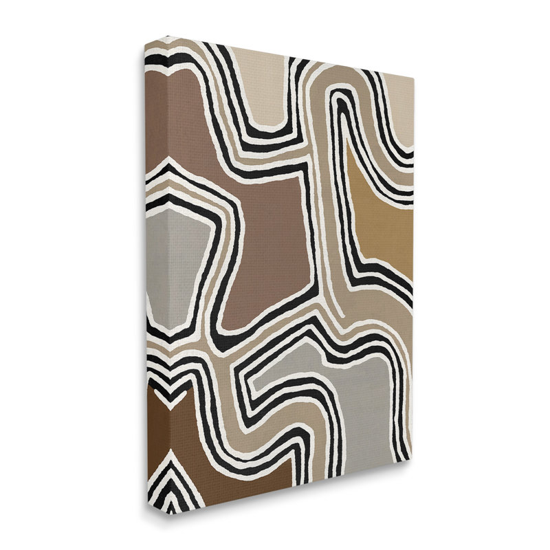 "Fluid Neutral Abstraction" par Amber Sterling sur toile, H 48 po x l 36 po