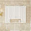 Armoire de salle de bain moderne avec 5 tablettes réglables, armoire à pharmacie murale pour la salle de bain, charnières à fermeture douce, étagère ouverte