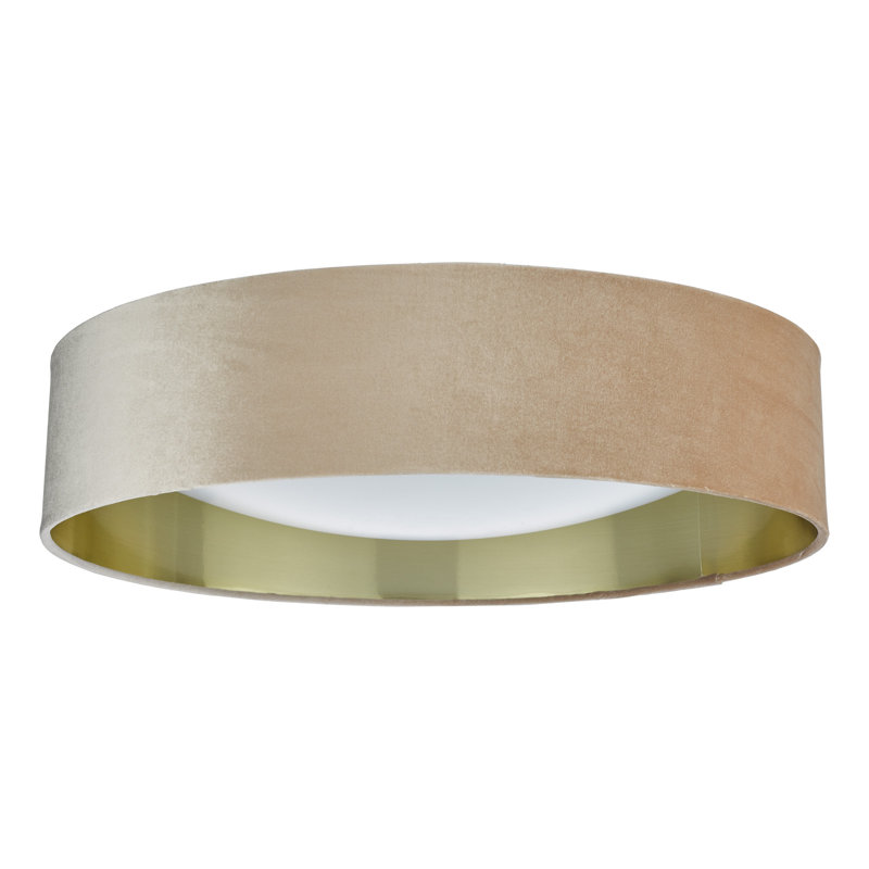Analiha Plastic Flush Mount, Taupe