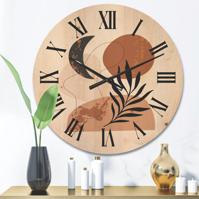 Solid Wood Wall Clock