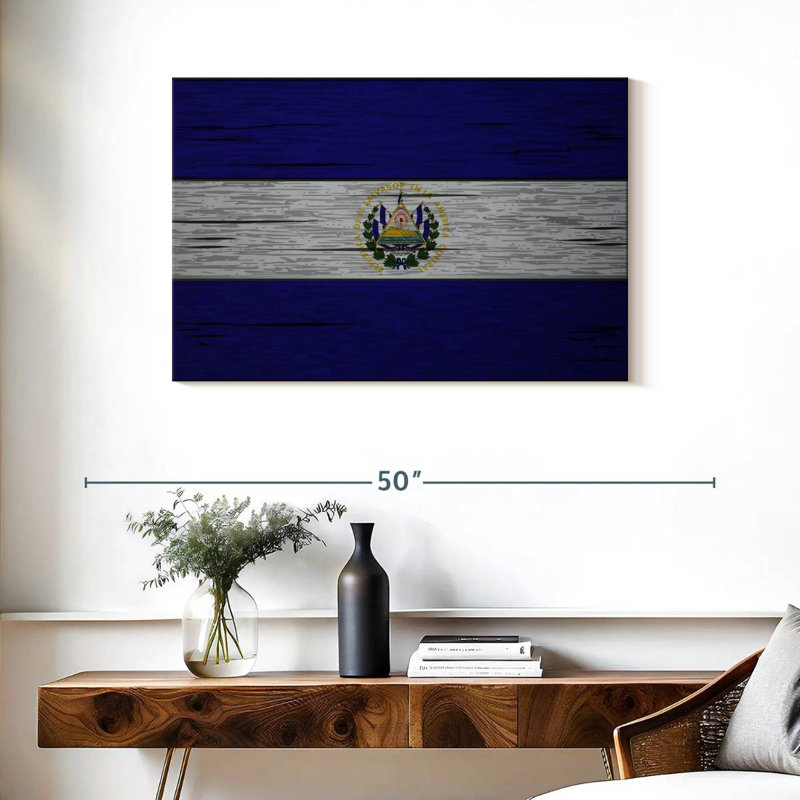 Borges El Salvador Flag, 24" H x 36" W