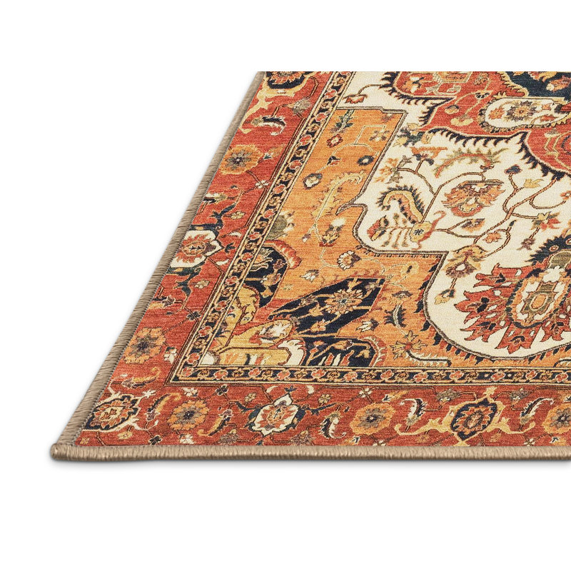 Oriental Indoor Rug, Rectangle 5' x 8'