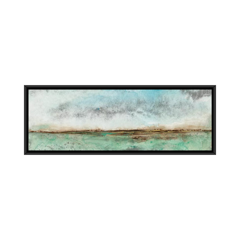 « miles from nulle », reproduction sur toile, H 24 po x l 72 po x P 1,5 po, Toile tendue