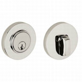 Contemporary Low Profile Single Cylinder Deadbolt