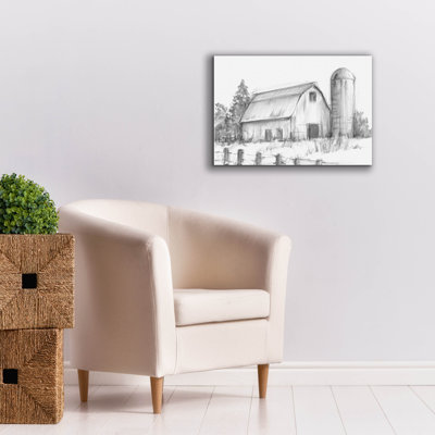 «Barn Study 1» par Ethan Harper, art mural sur toile, 26 po x 18 po