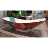 Mirage 70.87'' L Freestanding Soaking Bathtub