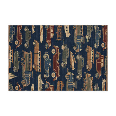 Tapis intérieur et extérieur gris Transport