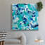 Toile tendue avec châssis Dolphin Play-Premium - prête à être accrochée