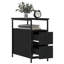 Bourkelands 30cm W Iron Bedside Table-1404617365-1348634310