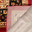 Tapis rouge Cobbins Medallion Kashan-20238876