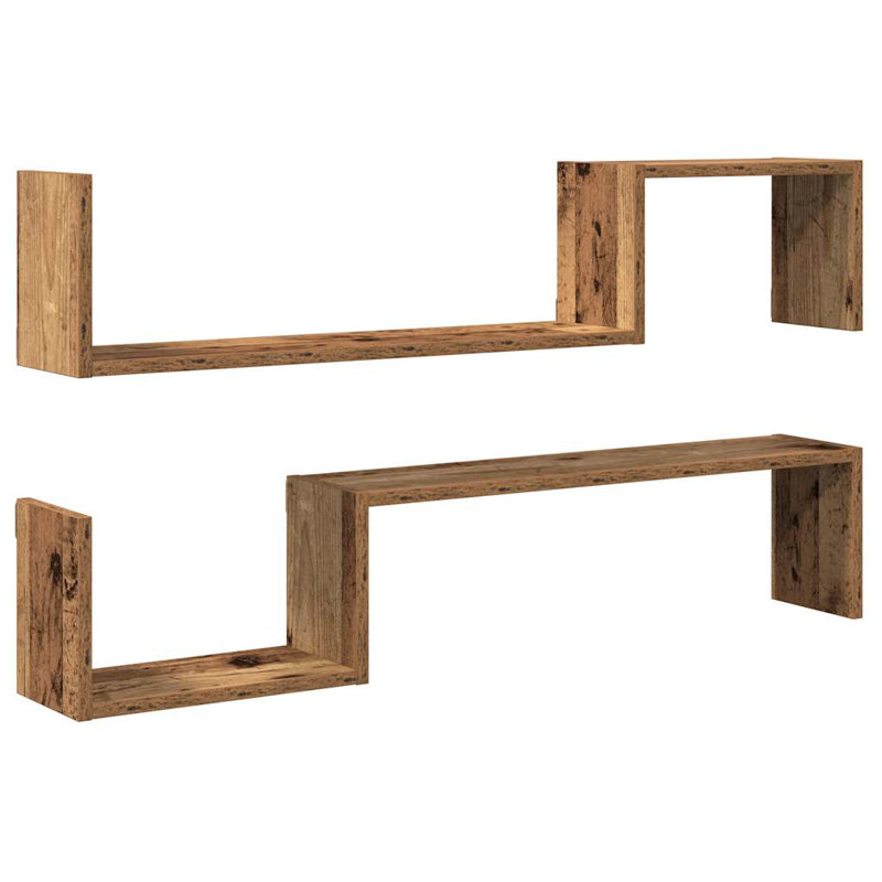 Arly Bracket Shelf, Old Wood