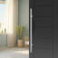 Double Sided Stainless Steel Door Handle, Pair Of Pull Push Sliding Barn Door Handles(47.05*1.6In)