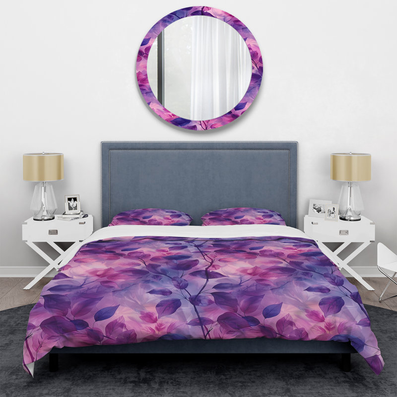 Ensemble de housse de couette Modern, Housse de couette simple et deux taies décorative