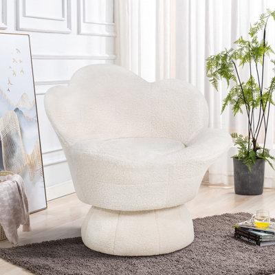 Fauteuil décoratif pivotant Boucle