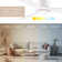Madera Collection Smart 3-Blade 52in Ceiling Fan 2700K-6000K CCT Selectable LED Light Kit with Remote Control and White Hardware with White Wood Blades Works With iOS or Android App