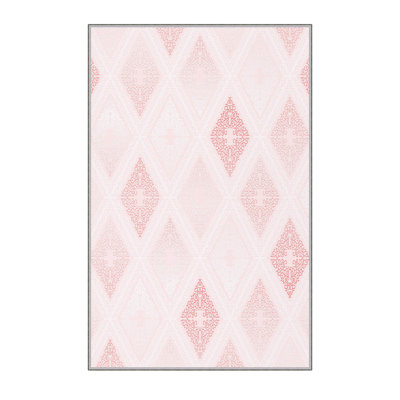 Stylish Hall Carpet, 2.6 x 6.6 Feet, 1% Polyester, .3 in Pile Height | Antibacterial, Non-Slip PVC Felt Dot Underside | 3D Digital Print, Machine Washable, Ideal for Entryway & Living Spaces
