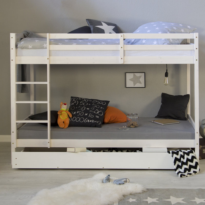 Timpson European Single (90 x 200cm) Solid Wood Bunk Bed by Mack + Milo
