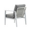 Chaise longue en aluminium avec cadre élégant et coussins-1776327328