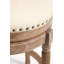 Tabouret de bar pivotant en bois haut de gamme avec dossier haut de gamme