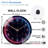 Digital LED Wall Clock with - 12'' Modern Glass Wall Clock