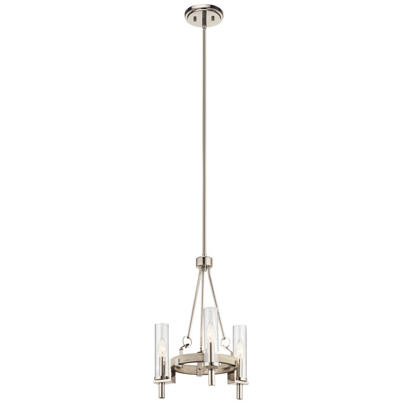 Telan 3 - Light Wagon Wheel Chandelier