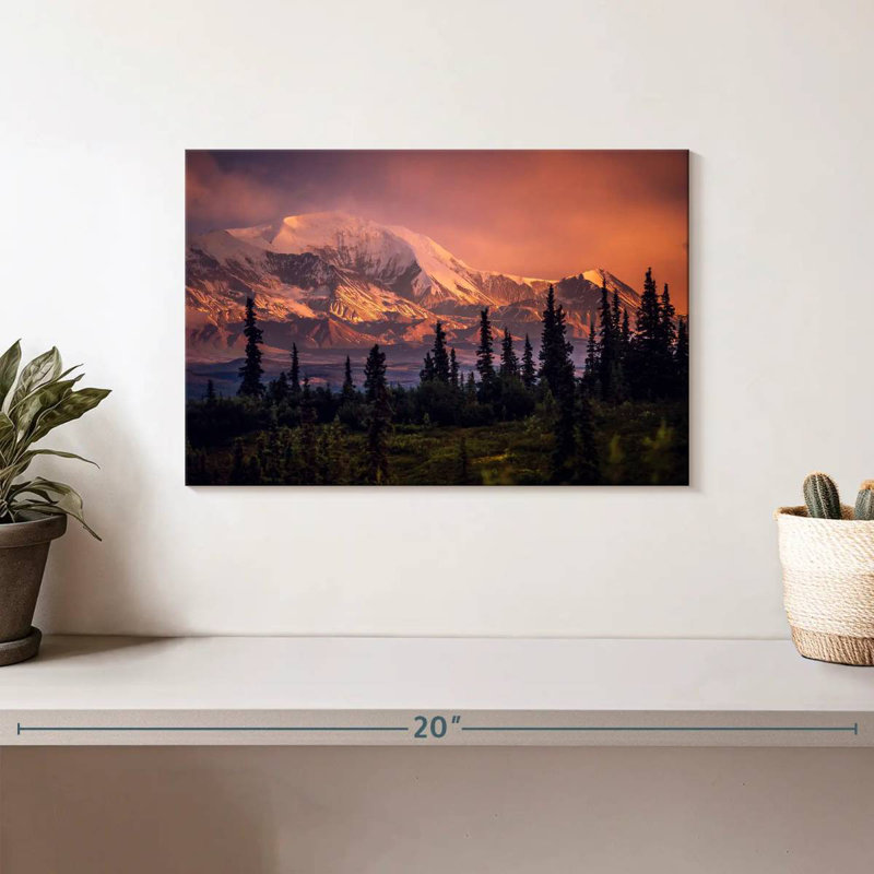 Alvord Denali Mountains And Forest, 8" H x 12" W