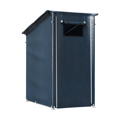 3 x 5ft Outdoor Garden Storage Shelter with Roll-Up Zipper Door