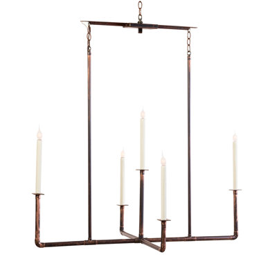 Brass 5 - Light Chandelier