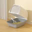 Polyethylene Plastic Enclosed Litter Box with Scoop
