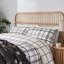 Hudson Check Brushed Cotton Duvet Cover Set-119899007