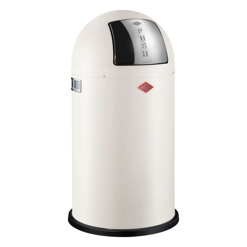 Swing Top Kitchen Trash Can, 50 L, Sand Matt, 75.5cm H x 40cm W x 40cm D