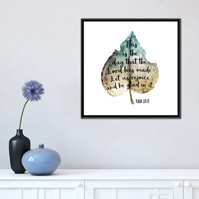 «Psalm Leaf II» par Kimberly Allen, impression sur toile tendue