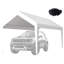 Housse de remplacement pour abri d'auto 10 x 20 pi, abri d'auto seulement-130064376