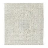 Distressed One-of-a-Kind 9'6X10'5 Hand Knotted Area Rug