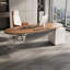 Bureaux ovales bruns en bois massif-108044834