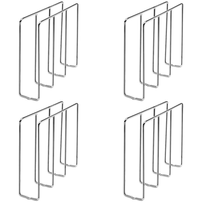 Rev-A-Shelf 596-10CR-52 Chrome U-Shaped Bakeware Cabinet Organizer, 4 Packs