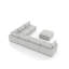 Canapé modulaire avec repose-pieds 7 pièces Minimalist